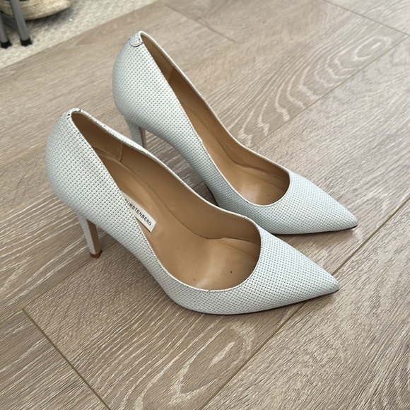 Diane von Furstenberg heels size 8.5 Italian leather - Picture 3 of 4